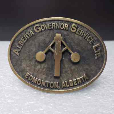 [Belt Buckle] Alberta Governor Service Ltd., Antique-Bronze