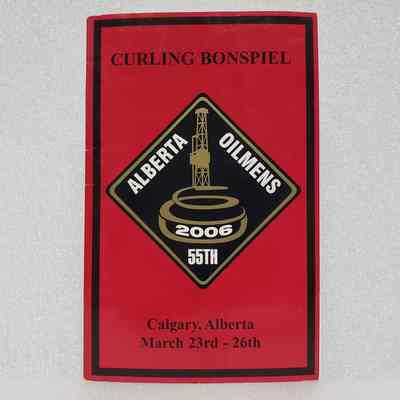 [Booklet] Alberta Oilmens 55th Curling Bonspiel, Calgary, 23-26 March, 2006