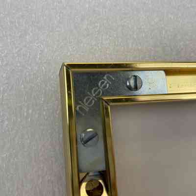 Close-Up of Metal Corner Plate