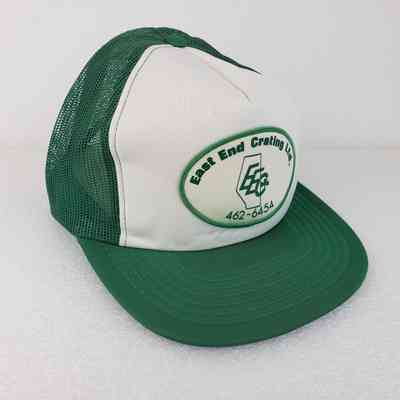 [Cap] East End Crating Ltd., Padded Crown White, Mesh Body Green