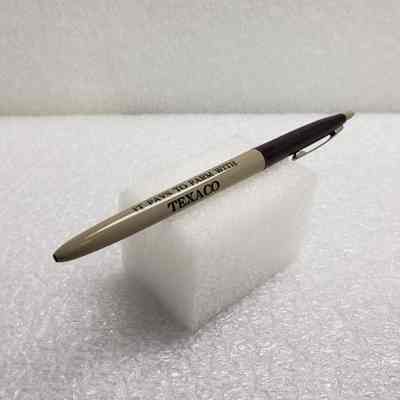 [Pen] "IT PAYS TO FARM WITH TEXACO", Plastic Brown