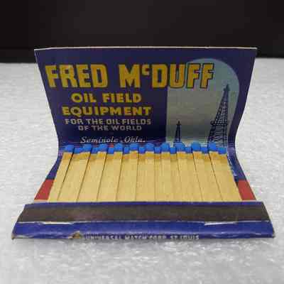 [Matchbook] Fred McDuff, 40-strike, Blue Red Yellow - Interior: View of interior