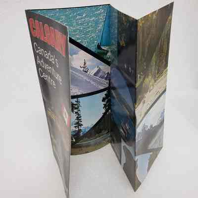 Angled View of Pamphlet, Partially Open