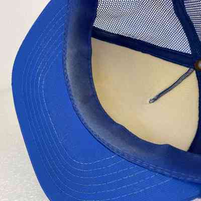 Close-Up of Interior. Sweatband and Foam Padding behind Crown