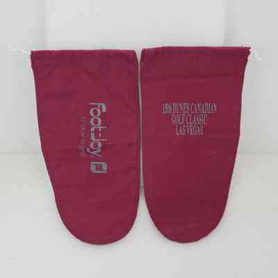 [Golf Headcover] 15th Dunes Canadian Golf Classic Las Vegas, Set of 2, Drawstring, Cloth Maroon Grey