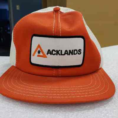 [Cap] Acklands, Orange White