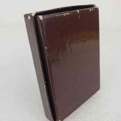Angled View of Playing Cards, In Box, Back