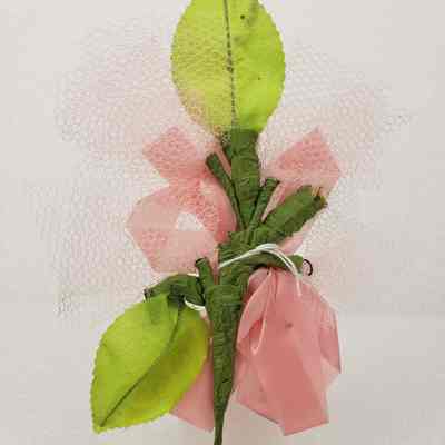 View of Corsage, Reverse
