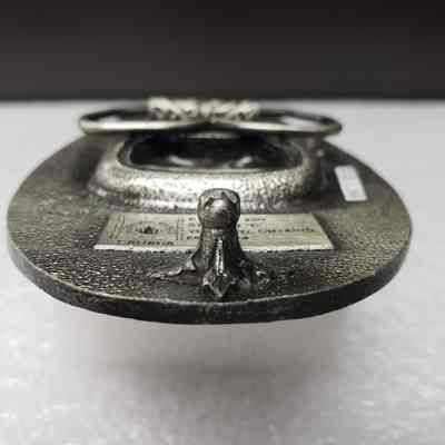 [Belt Buckle] Carlsberg, Horseshoe, Antique-Silver - Hook: Close-up view of the hook.