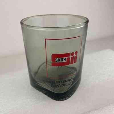 [Whisky Glass] Smith International Canada Ltd., Black Glass, Red