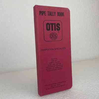 [Tally Book] Otis Engineering Corporation, Dallas, Texas, Red Black