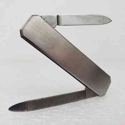 View of Pocket Knife, Open, Reverse
