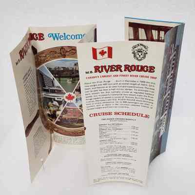 Angled View of Pamphlet, Partially Unfolded