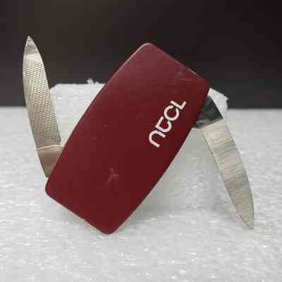 [Pocket Knife] NTCL, Zippo, Rectangular, Silver Burgandy White
