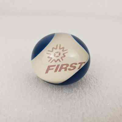 [Paperweight] First, Round, Blue Red White