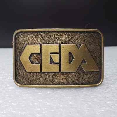 [Belt Buckle] CEDA, Antique-Bronze
