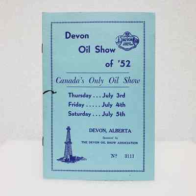 [Programme] "Devon Oil Show of '52", No. 3111