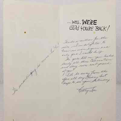 View of Greeting Card, Interior