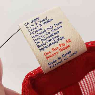 Close-Up of Product Tag, Underside