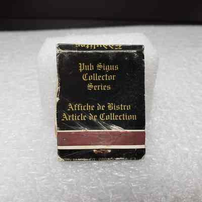 [Matchbook] Pub Sign Collector Series, 20-strike, Black Yellow