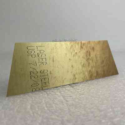 View of Large Metal Plate 2, Back