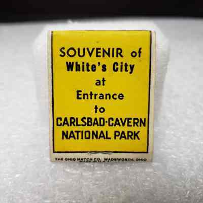 [Matchbook] White's City: Cavern Entrance, 20-strike, Yellow Black