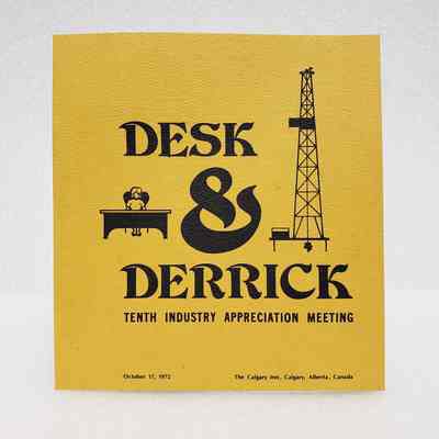 [Programme] Tenth Industry Appreciation Meeting, Association of Desk and Derrick Clubs, The Calgary Inn, 17 October, 1972