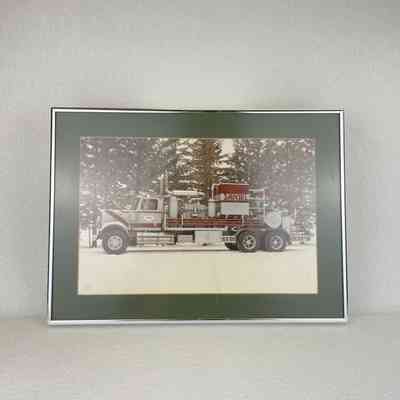 [Photo] Sanjel Truck, Coloured, Landscape, Framed, Silver