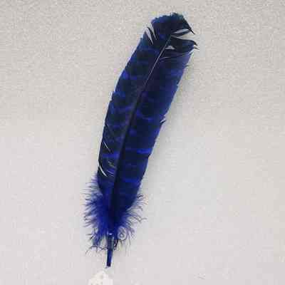 [Feather] Large Blue Black, c.1972