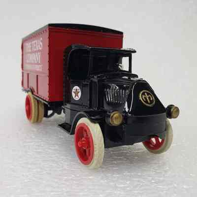 [Model] Texaco, Mack Bull Dog Lubricant Truck 1925, ERTL Nostalgia Collector Series #6, Die-cast Money Bank, 1989