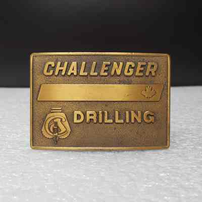 [Belt Buckle] Challenger Drilling, Antique-Copper [Damaged]