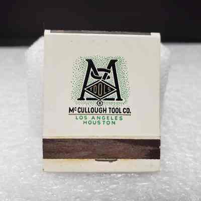 [Matchbook] McCullough Tool Co., 20-strike, White Tuequoise Gold