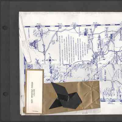 Scan of Scrapbook Page In Situ