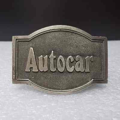 [Belt Buckle] Autocar, Silver