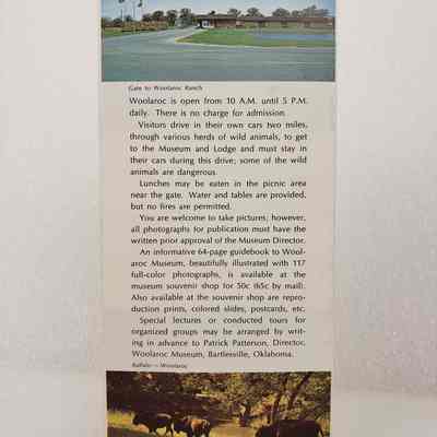 View of Pamphlet, Back Cover
