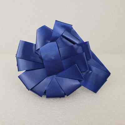 [Bow] Ribbon, Round, Plastic, Blue, c.1972