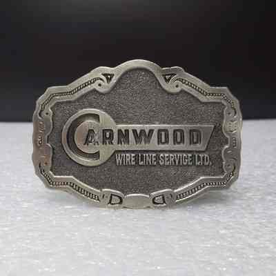 [Belt Buckle] Carnwood Wire Line Service Ltd., Antique-Silver