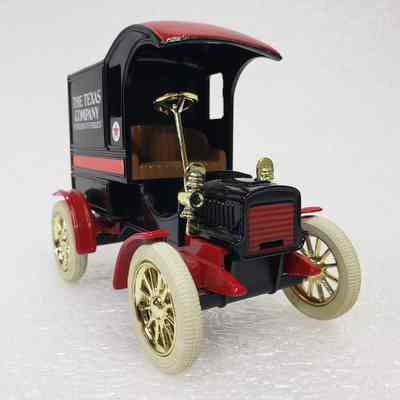 [Model] Texaco, Ford Delivery Car 1905, ERTL Nostalgic Collector Series #4, Die-cast Money Bank, 1986