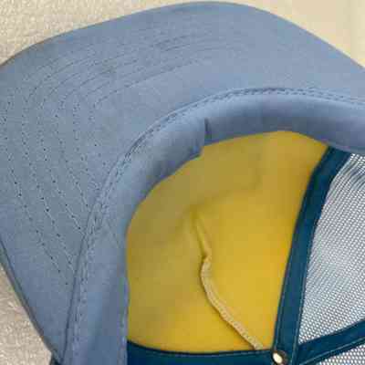 Close-Up of Interior. Sweatband and Foam Padding behind Crown
