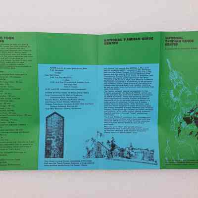 View of Pamphlet, Unfolded
