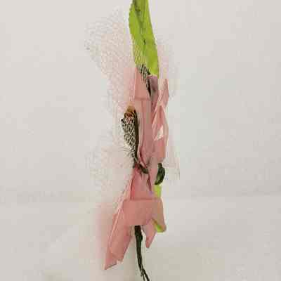 Angled Side View of Corsage