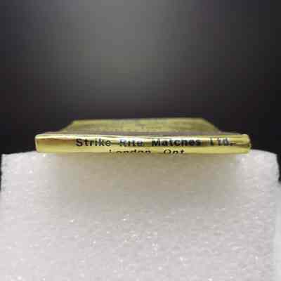 [Matchbook] Lufkin Machine Co. Ltd., 20-strike, Gold Blue - Manumark: View of manumark