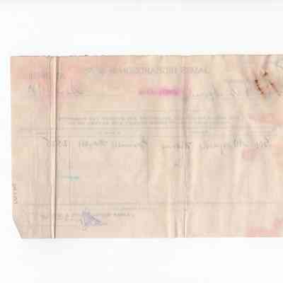 Scan of Banknote, Reverse