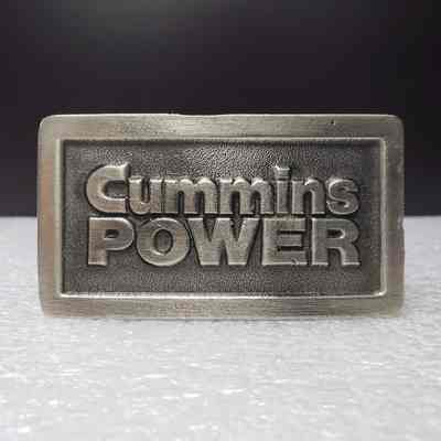 [Belt Buckle] Cummins Power, Antique-Silver