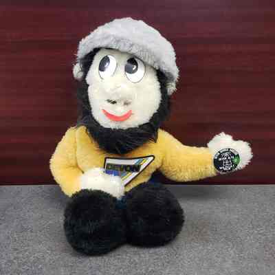 [Toy] Wildcat Willy Plush, with Devon Derrick Dancers Pin, Black Yellow Grey Red