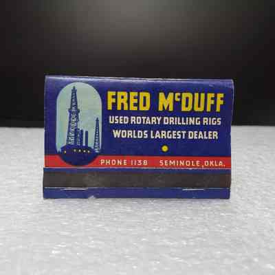 [Matchbook] Fred McDuff, 40-strike, Blue Red Yellow - Front: View of front cover