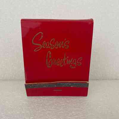 [Matchbook] The Canadian Meter Company, Seasons Greetings, 22-Strike, Red Gold Green