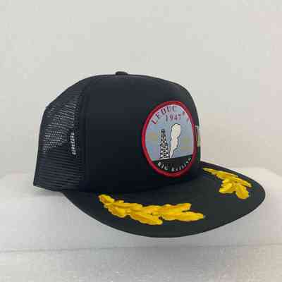 [Cap] Leduc #1, Rig Raising, Embroidered Patch, Padded Crown Black, Mesh Body Black, 1947