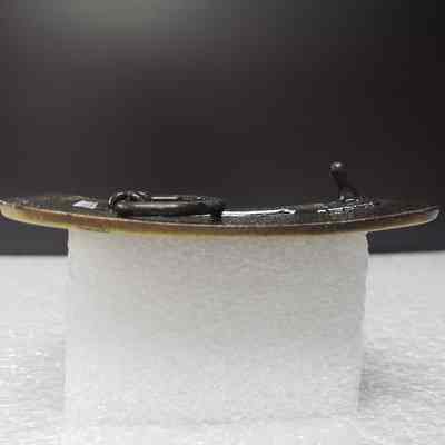 [Belt Buckle] Baker Production Technology, Antique-Bronze - Side: View from the side.
