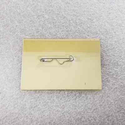 [Name Tag] Elmer Haggerty, Elderstar Club - Back: View of back